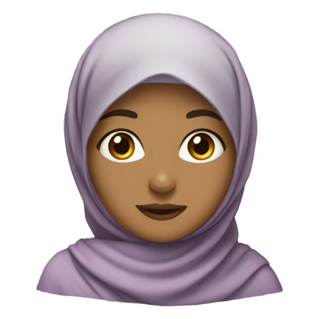 Hijab girl sticker