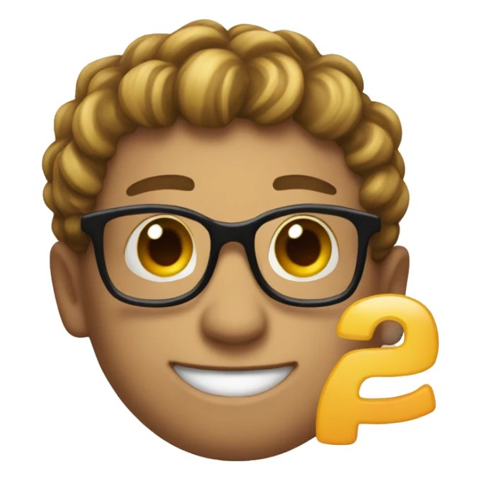 Make an emoji with the letter E and G on it sticker