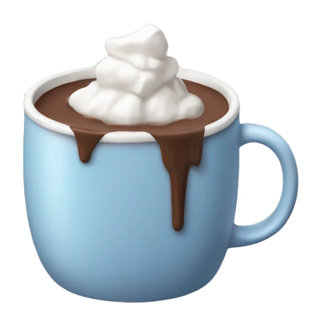 mug of hot chocolate sticker