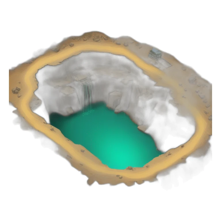 mineria open pit sticker