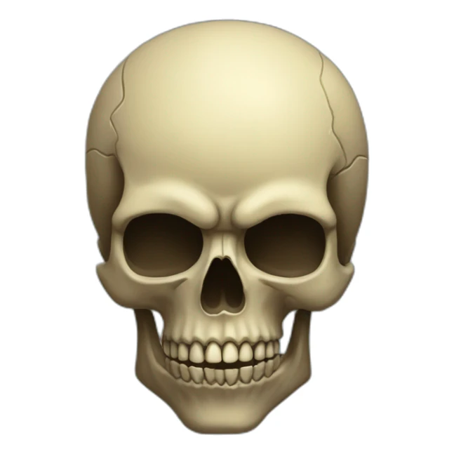 Skull head of shadow  sticker