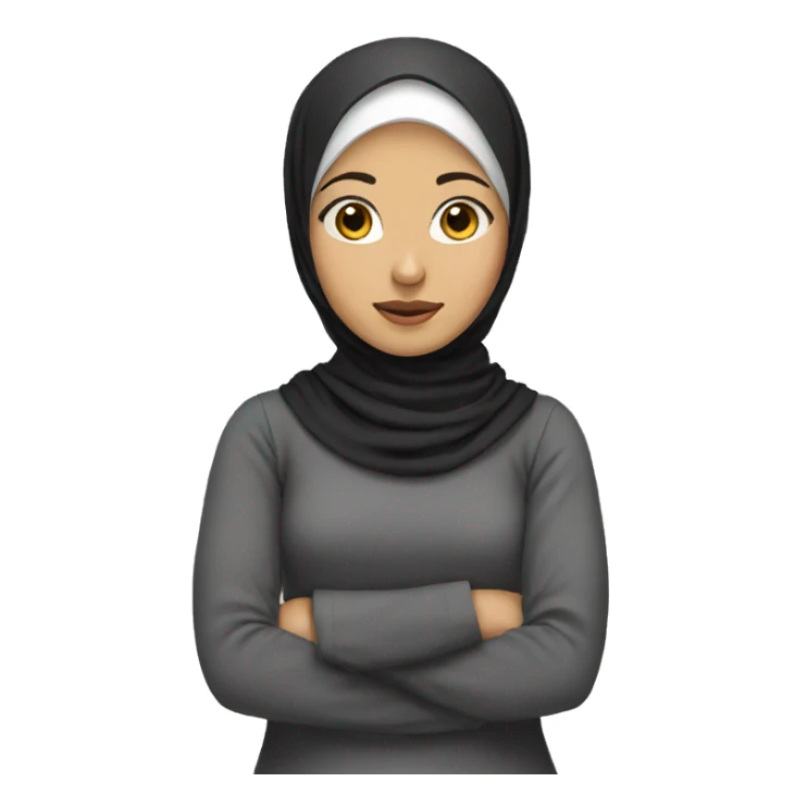 Asian hijab Girl  sticker