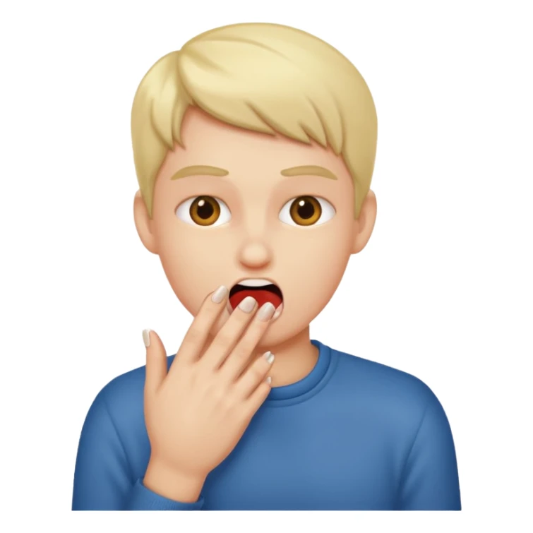 Una persona mordiedose la uña sticker