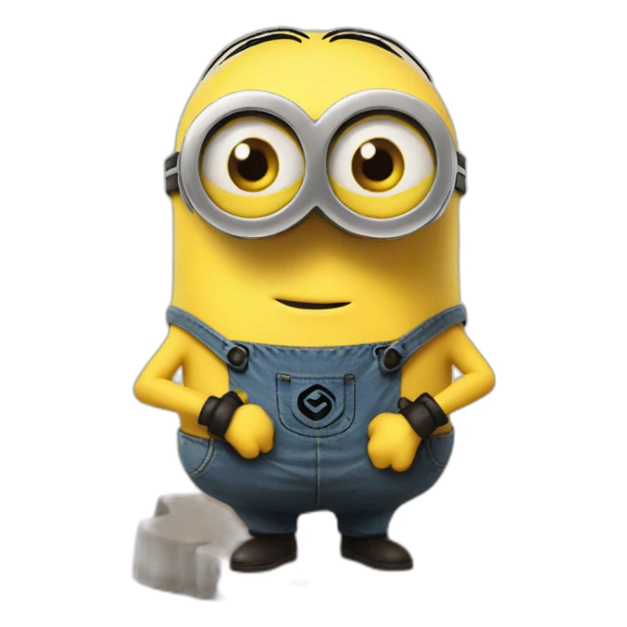 Minions trying to motivate you  sticker