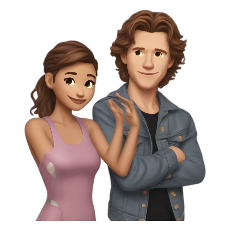 Tom Holland and zendaya sticker