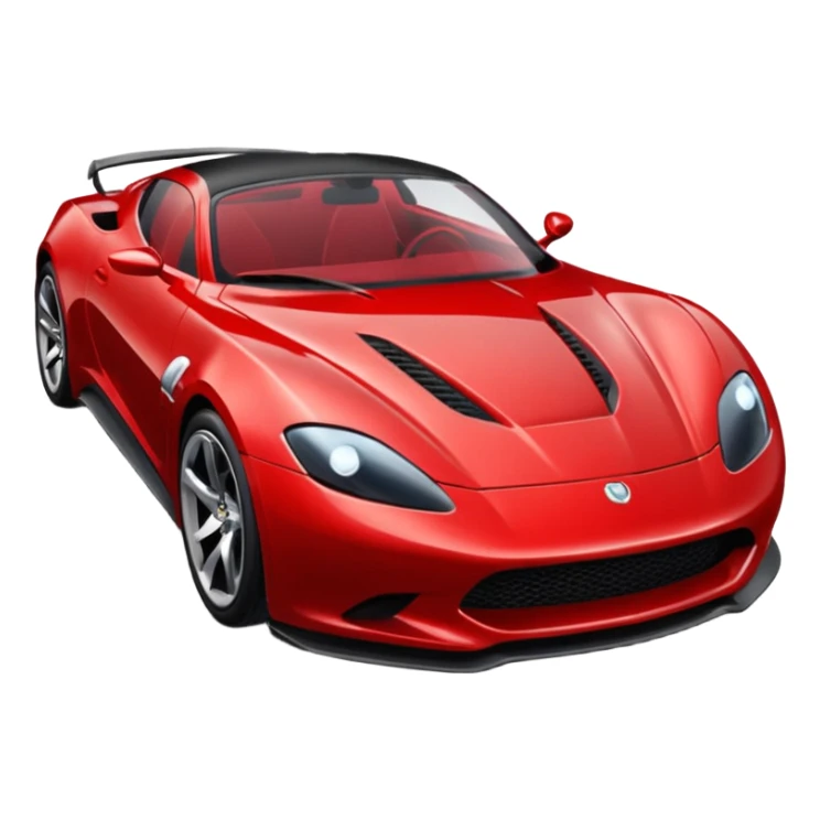 Sports car sticker