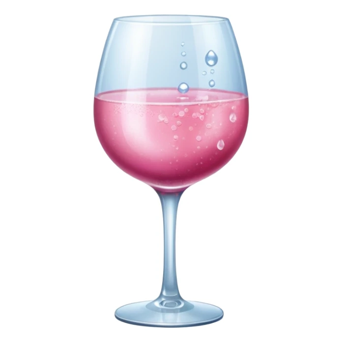 🍷alter emoji into pink drink  sticker