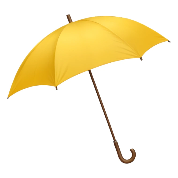 Yellow umbrella  sticker