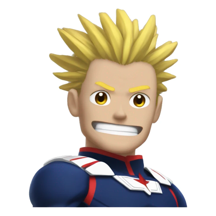 all might from my hero acadamia sticker