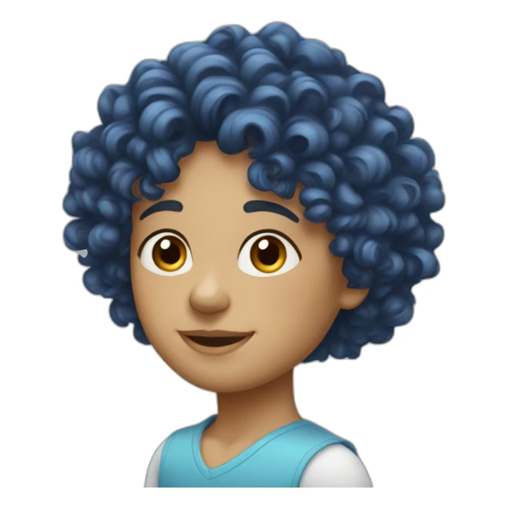 fair-skin-curly--fair-hair-blue-eyrs sticker