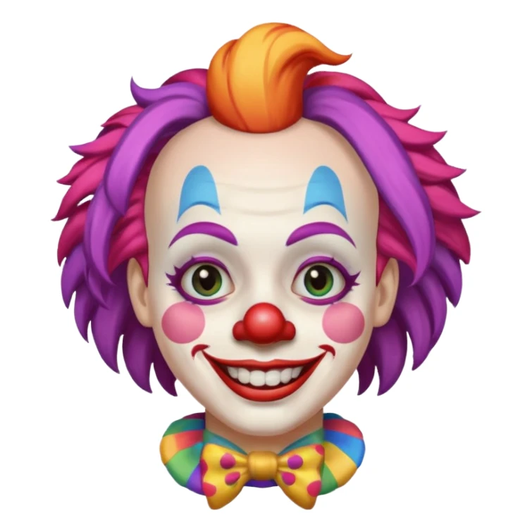 Clown sticker