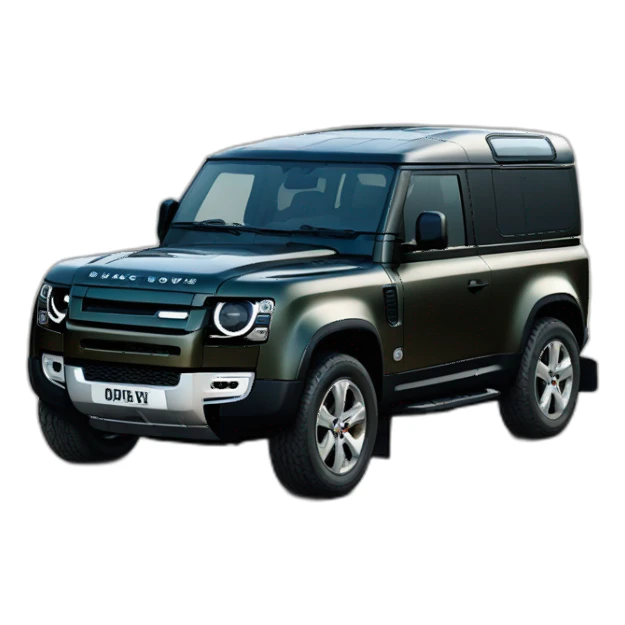 the new landrover defender black sticker