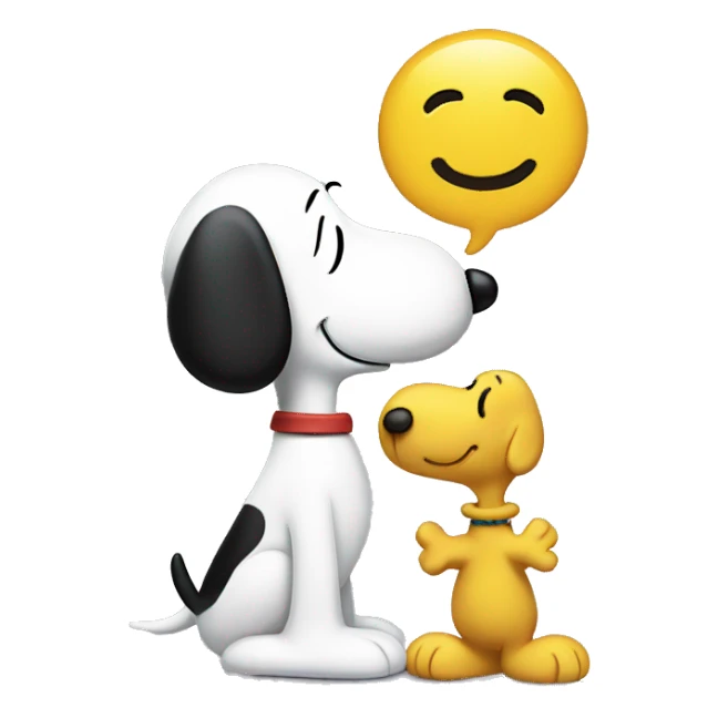 Snoopy and Woodstock  sticker