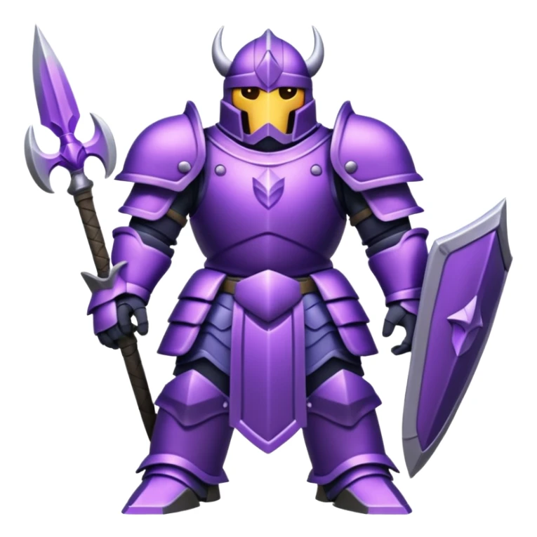 PURPLE AND BİG ARMOR PEKKA sticker