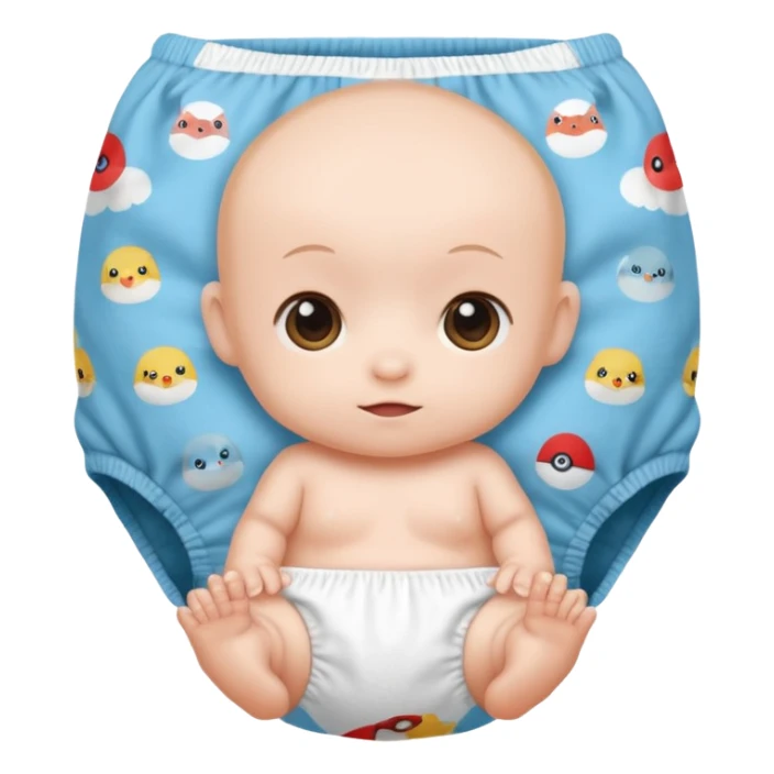 pokemon diaper sticker