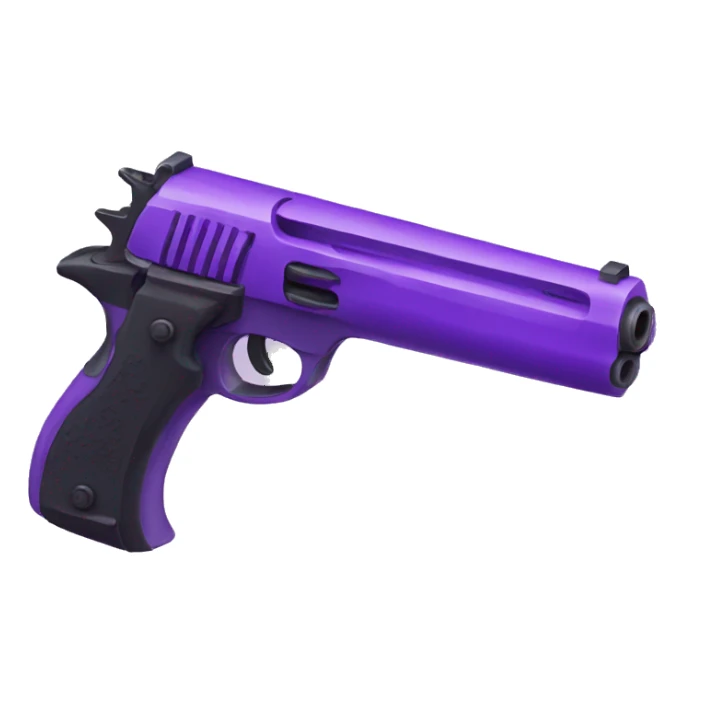 purple Gun sticker