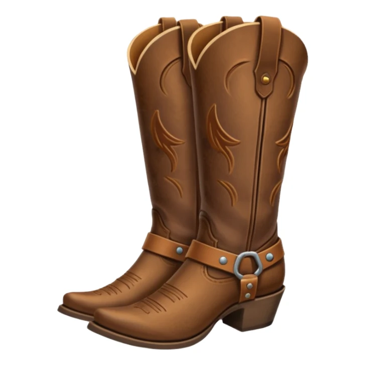cowgirl boots asthetic sticker