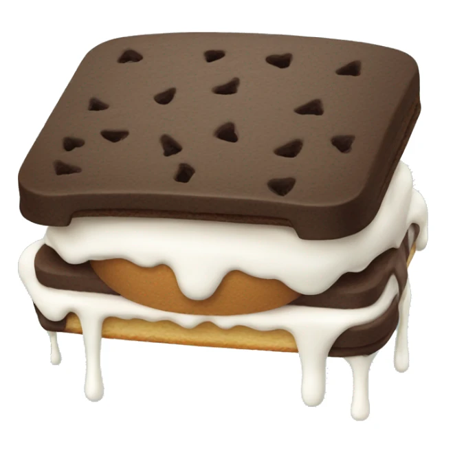 Happy ice cream sandwich sticker