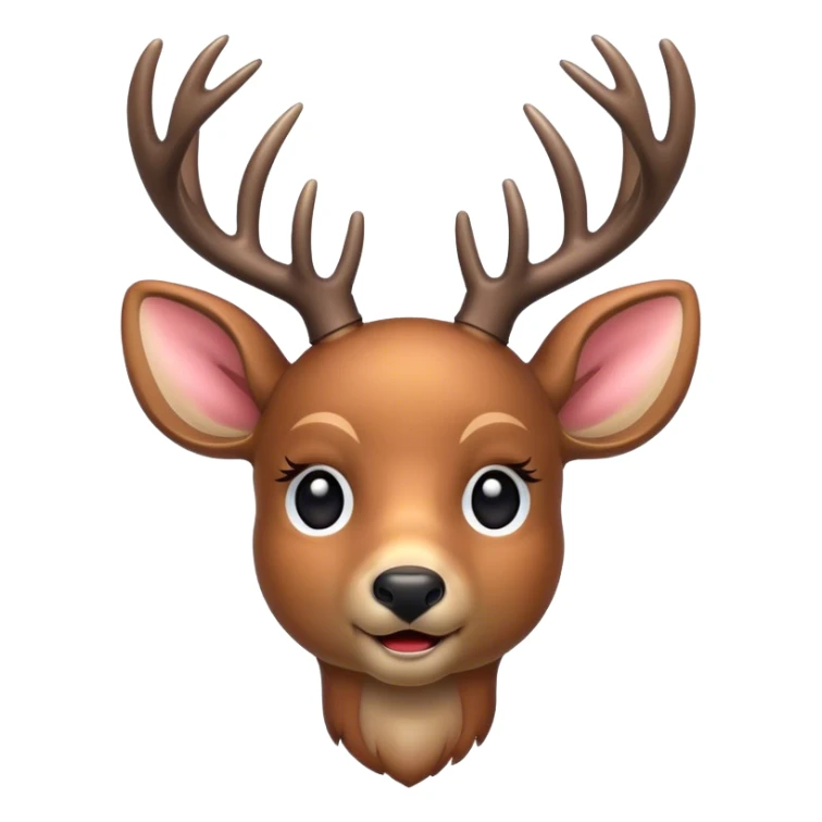 A deer emoji sticker