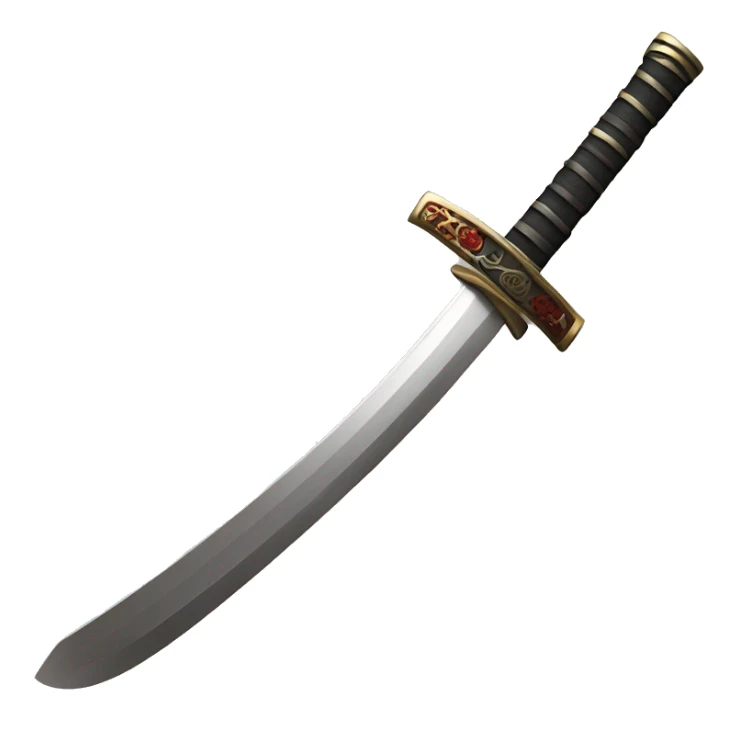 japanese katana sword sticker