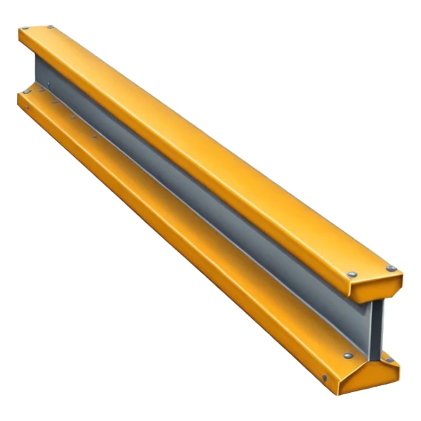 industrial metal beam, clean, no rust, as simple as possible sticker