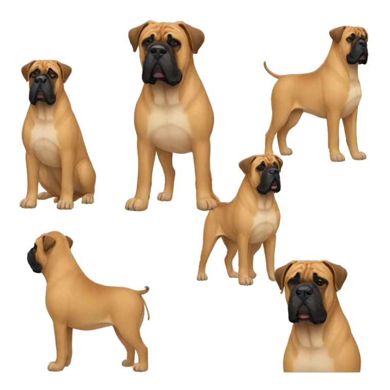 Bullmastiff Dog Breed Full Body sticker