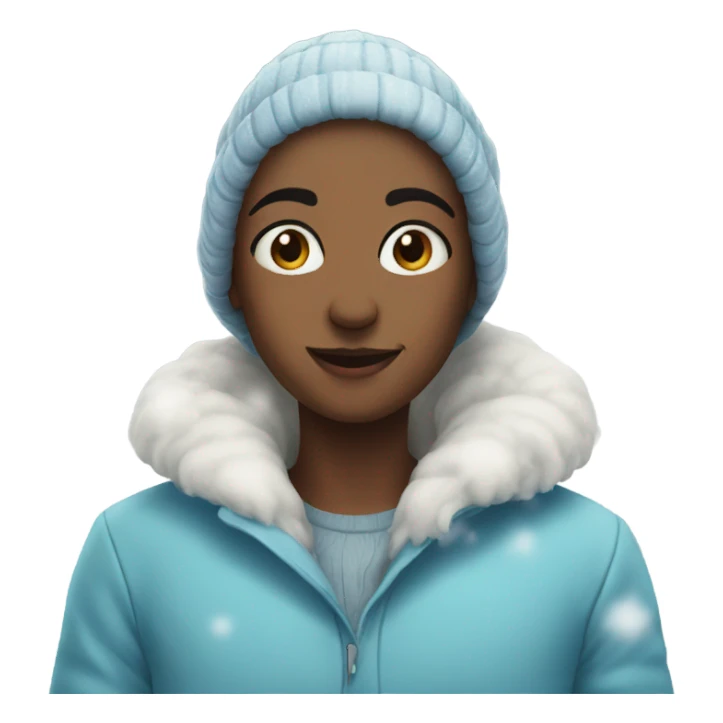 pretty snow  sticker