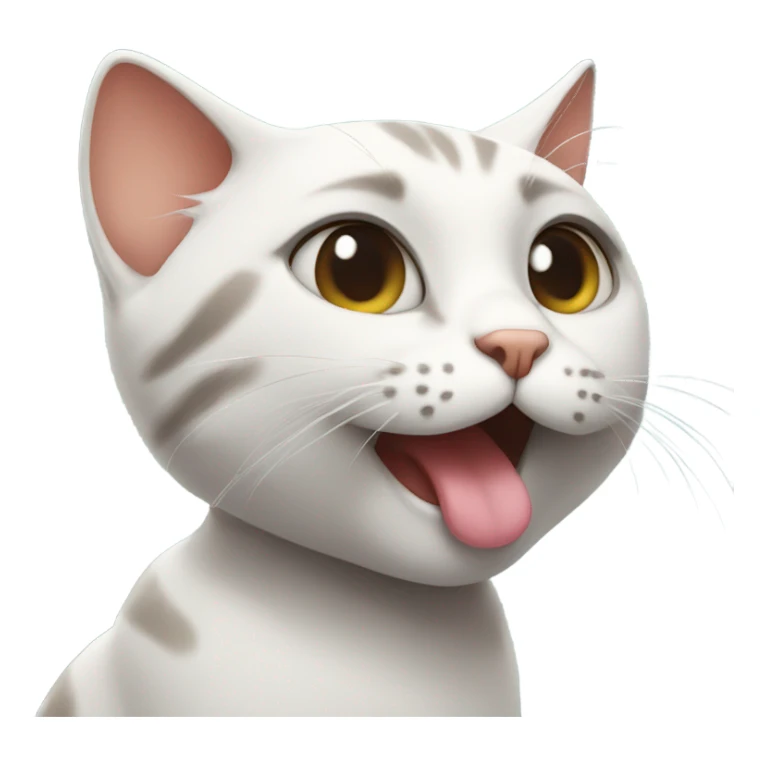 cat blowing a kiss sticker