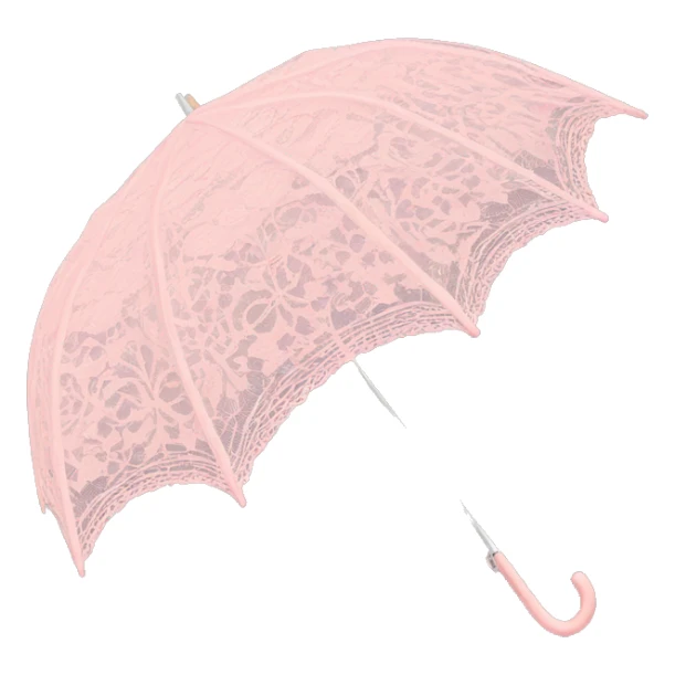 pastel pink lace umbrella sticker