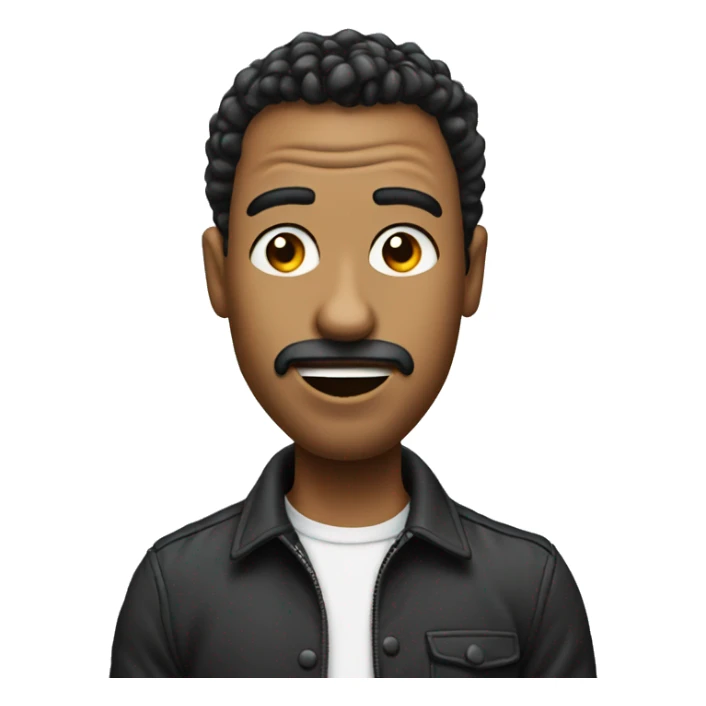 standup comedian with mic sticker