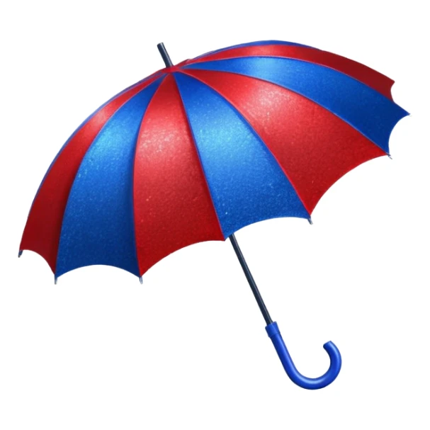 glitter red and blue umbrella resident evil sticker