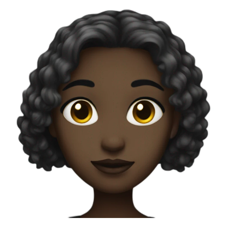 Dark feminine girl sticker