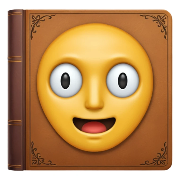 An English language textbook, no faces on it.  sticker