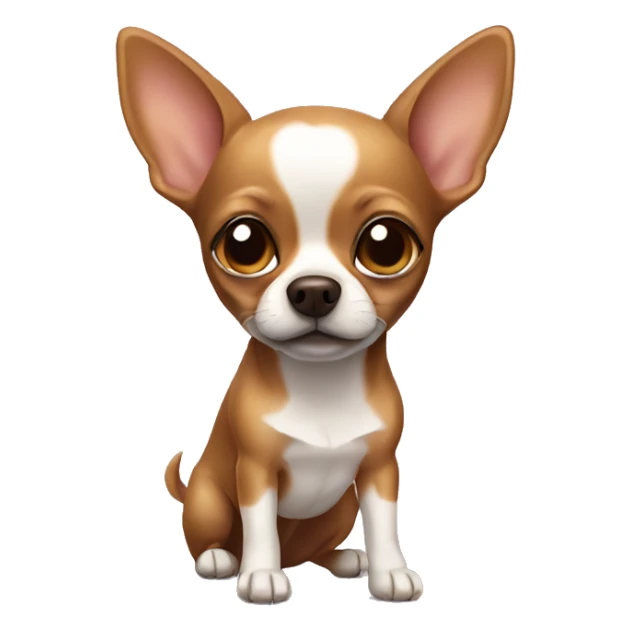 chihuahua brown sticker