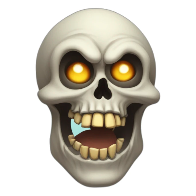 Murray the demonic skull cartoonish avatar sticker