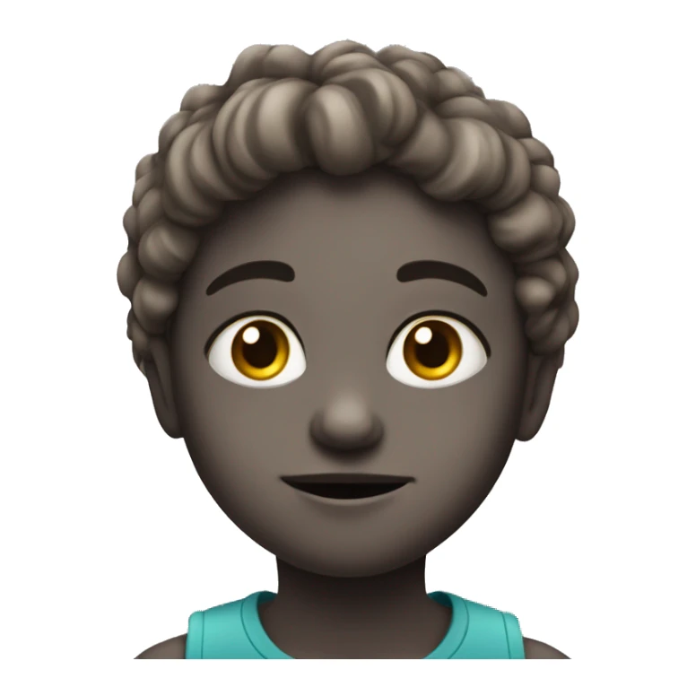 enfant avec yeux bleux sticker