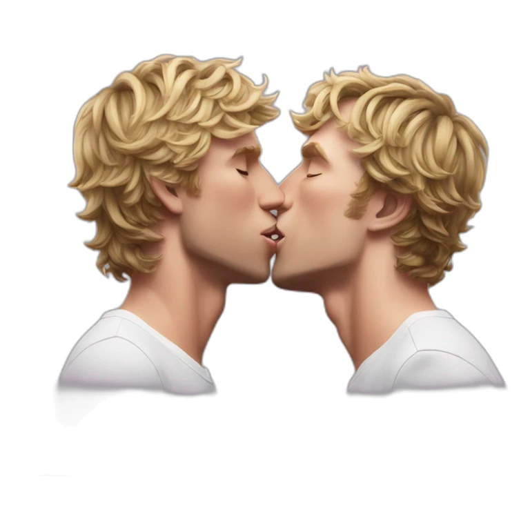 logan paul kissing ksi sticker