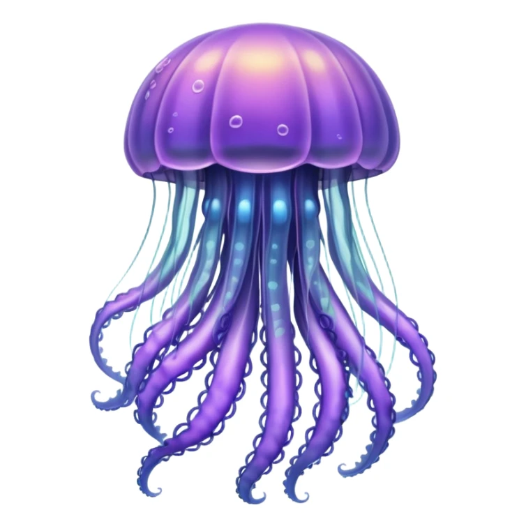 a beautiful jellyfish designed in a medieval style sticker