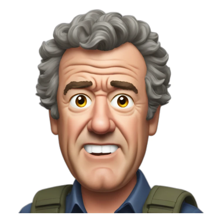 Jeremy Clarkson oh no anyway sticker