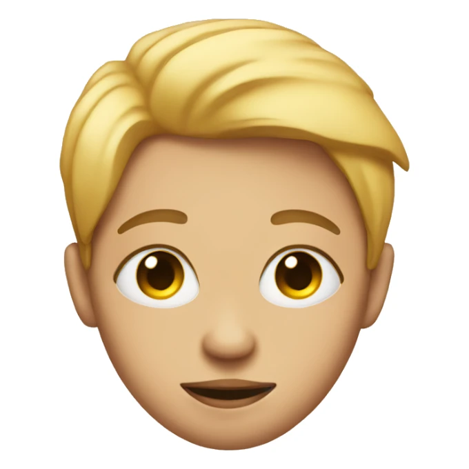 A face with lashes and no mouth  sticker