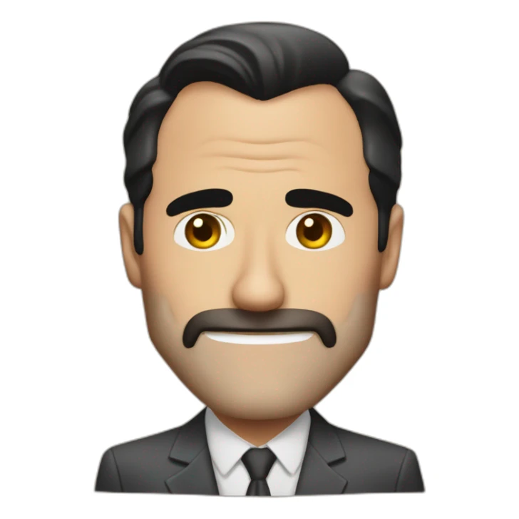 Jean Dujardin take a coffee sticker