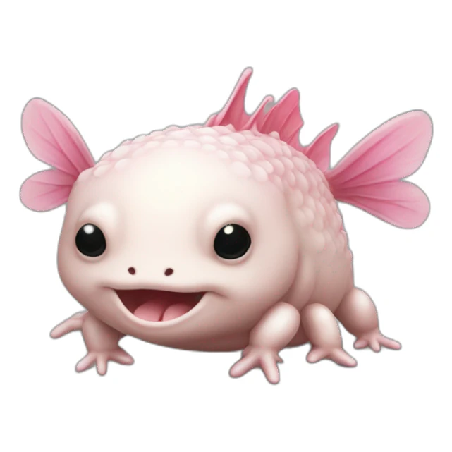 Axolotl qui boit de la vodka sticker