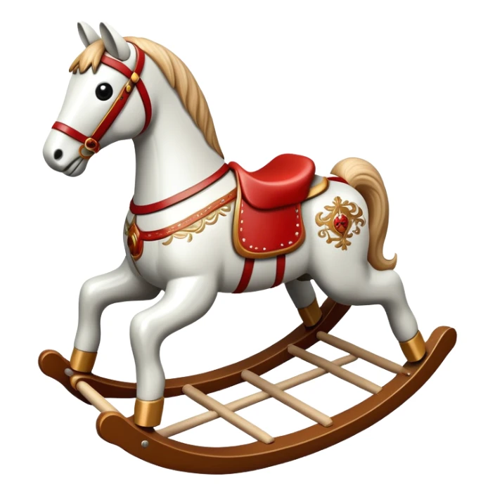 A rocking horse toy sticker