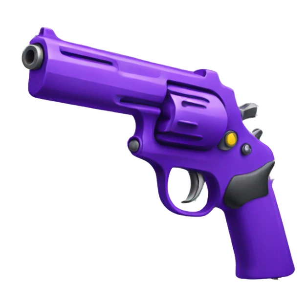 purple gun sticker
