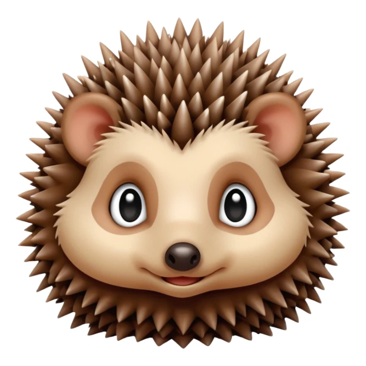 Baby hedgehog sticker