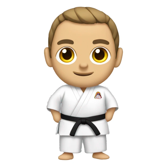 Macron en kimono de judo  sticker