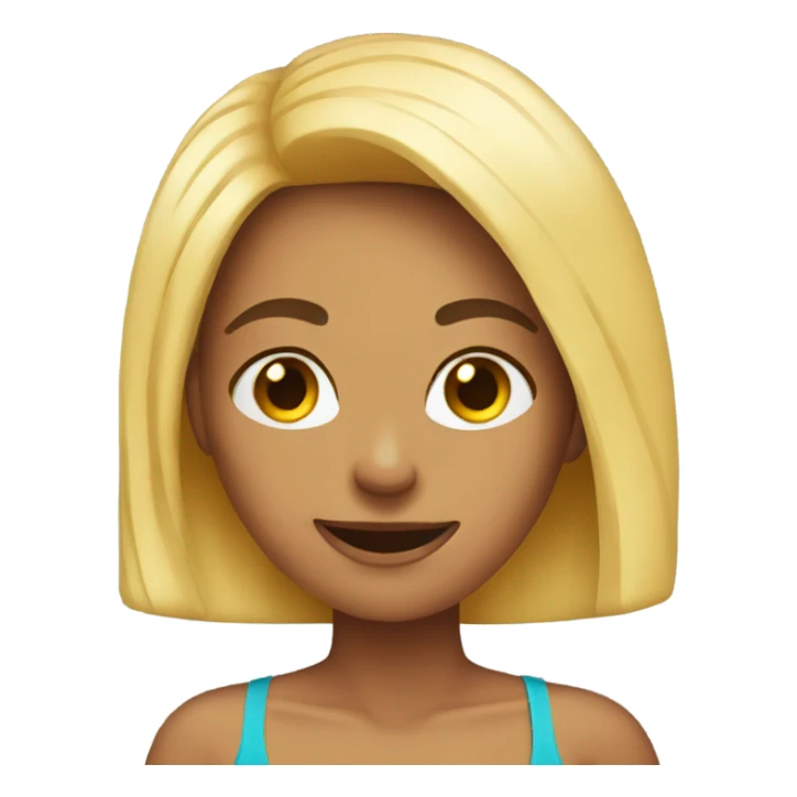 A women wearing a bikini sticker