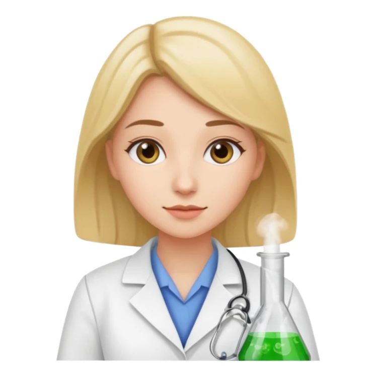 young women pharmacist studying science sticker