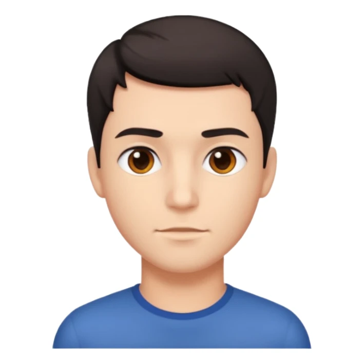 cool male head photos sticker