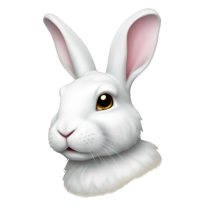 white rabbite, luxury style, gold border sticker